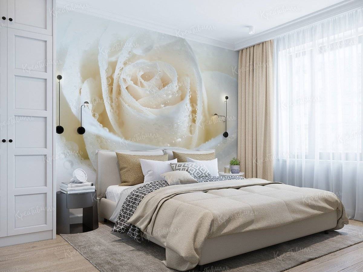 Спальня С Фотообоями Розы