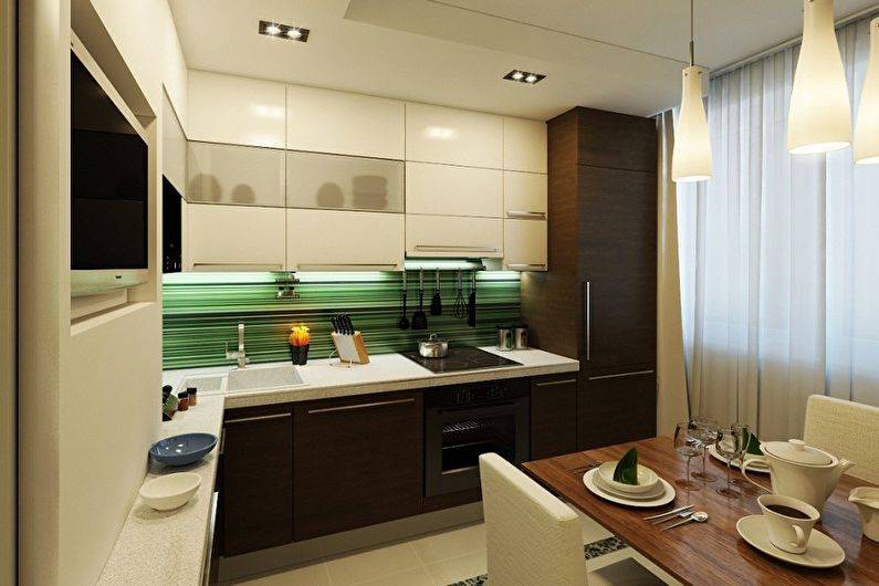 Дизайн кухни 10 кв. м: интерьер в 35 фото, свежие идеи и планировка | дизайн и фото