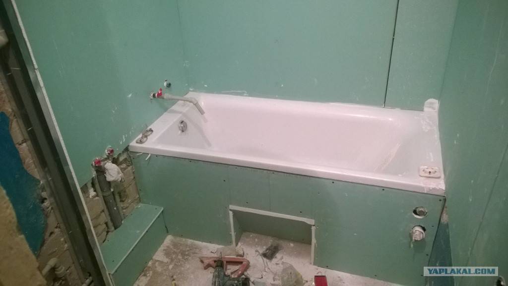 Как обшить стены в ванной гипсокартоном, которые будут отделываться плиткой: толщина гкл, ход работ поэтапно