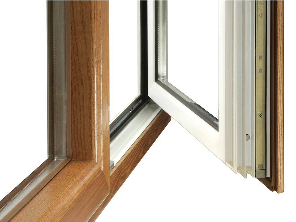 Алюминиево-деревянные окна