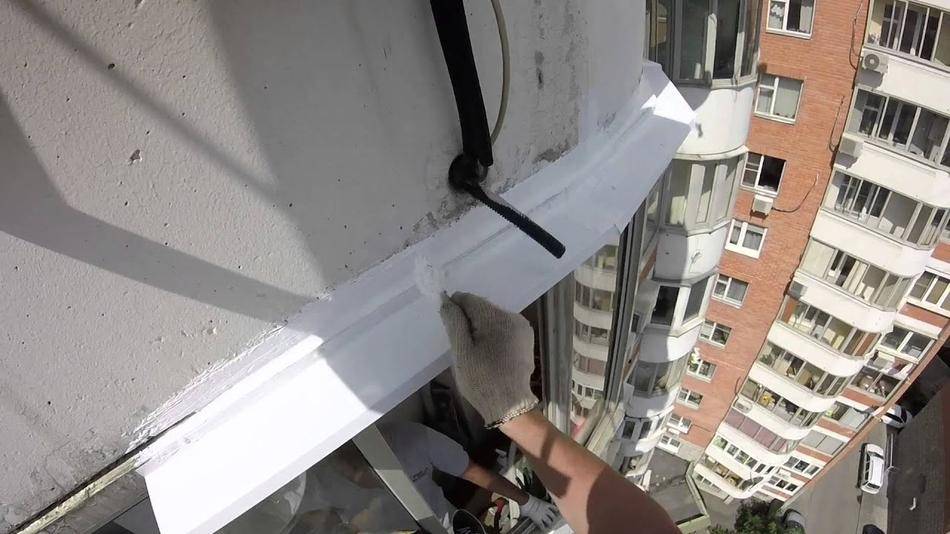 2 способа утепления балкона снаружи - сухим и мокрым способом