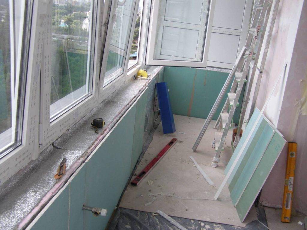 Отделка балкона гипсокартоном своими руками: пошаговая инструкция