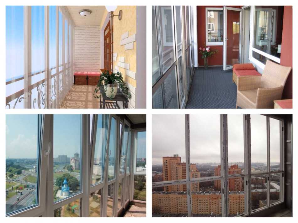 Разновидности остекления балконов и лоджий