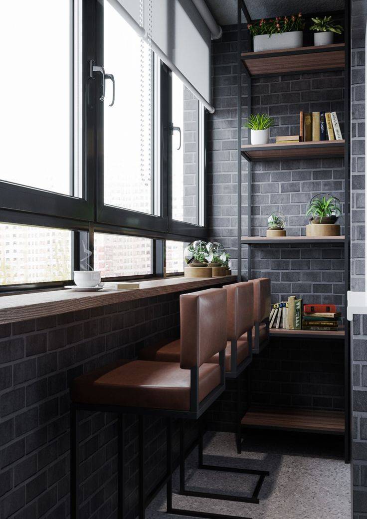 Дизайн кухни совмещенной с балконом - 100 фото идей