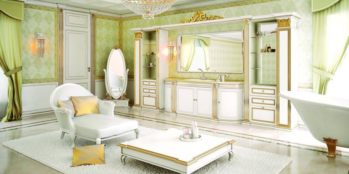 Элитная и эксклюзивная мебель премиум класса для ванной комнаты