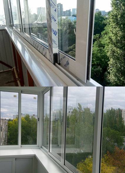 Регулировка раздвижных окон на балконе