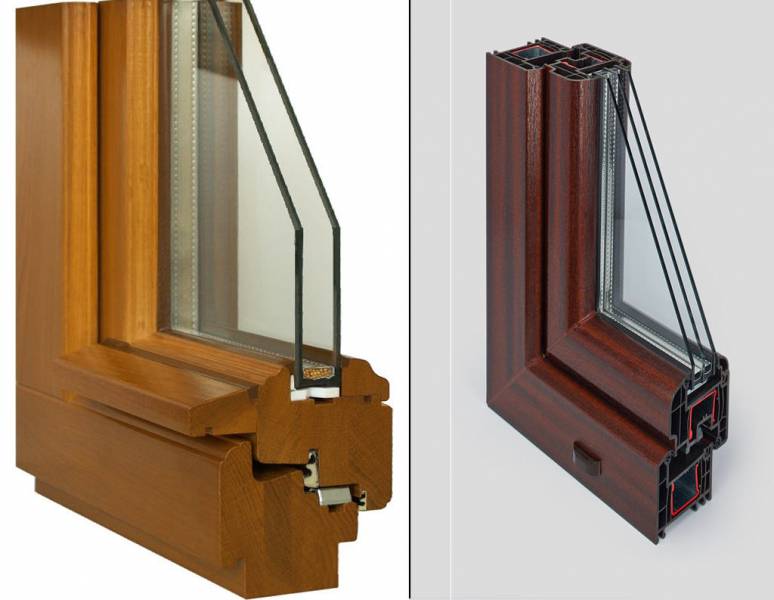Особенности деревянных окон со стеклопакетами: конструкции, виды, цена