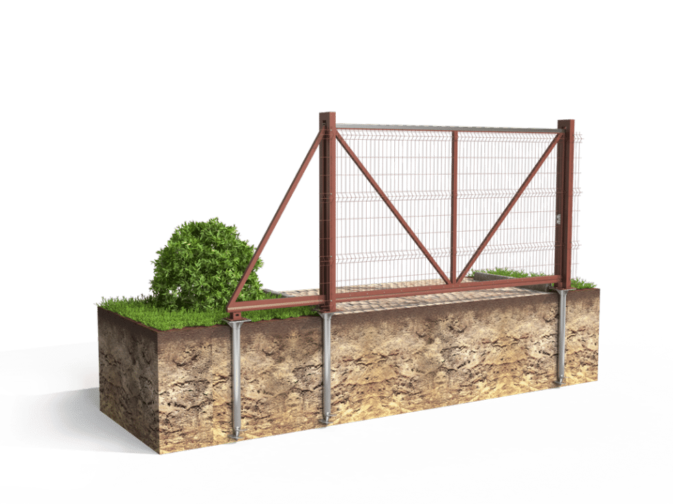 Как подготовить крепкий фундамент под распашные ворота?