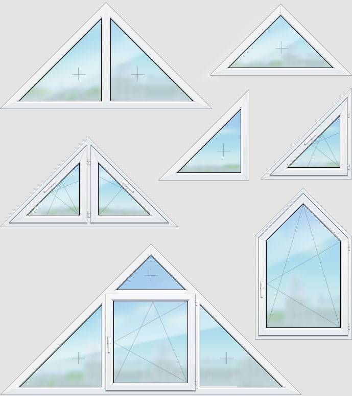 Шторы на треугольное окно для мансарды - как сшить и оформить