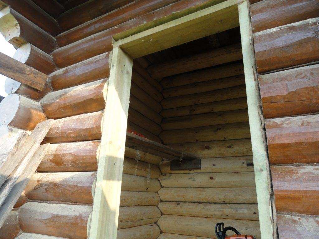 Как делается окосячка дверных проемов в деревянном доме