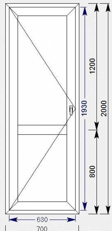 Стандартные размеры балконных дверей - дизайн мастер fixmaster74.ru