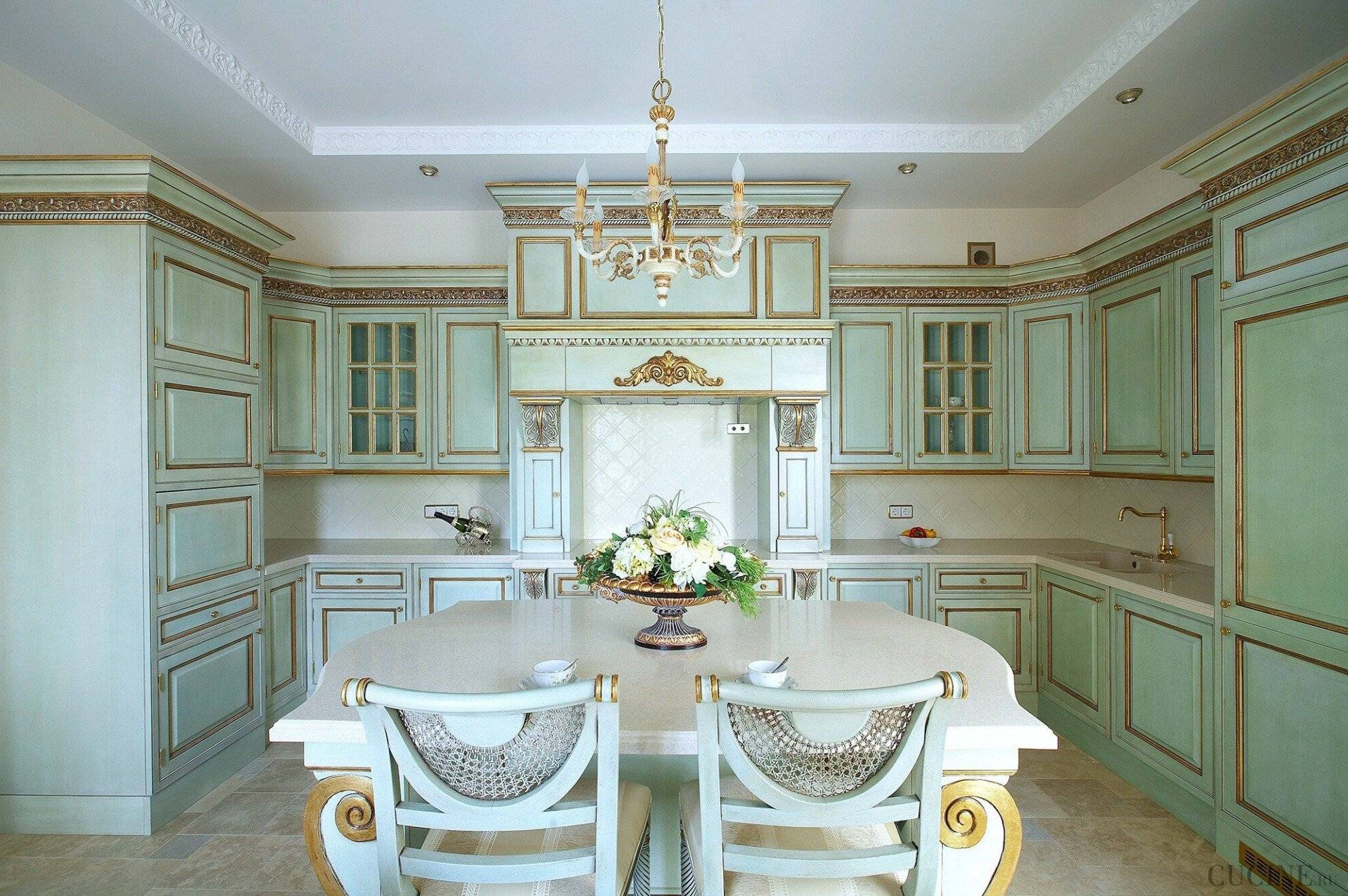 Кухня в классическом стиле: варианты отделки, современные фото дизайна