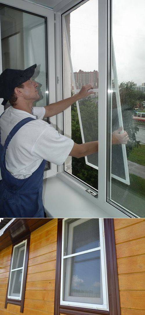 Как установить москитную сетку на пластиковое окно