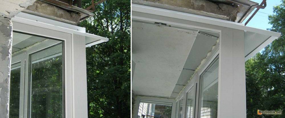 Козырек на балкон – пошаговая инструкция изготовления защитной конструкции - интерьер