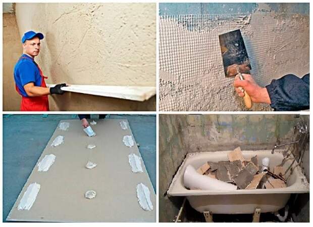 Как выровнять стены в ванной: два способа сделать стены ровными | ремонт и дизайн ванной комнаты