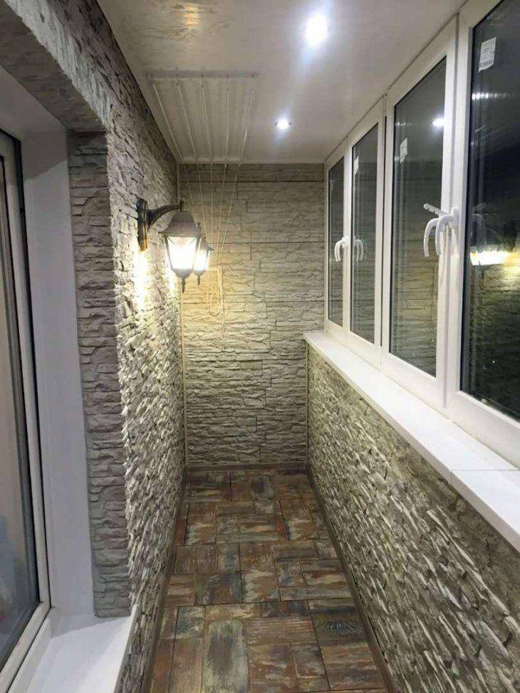 Отделка балкона искусственным камнем, монтаж и уход за декоративным материалом