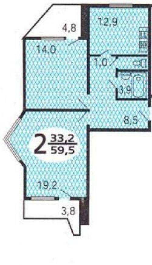 Стандартные размеры окон в домах серии П-44, П-44Т