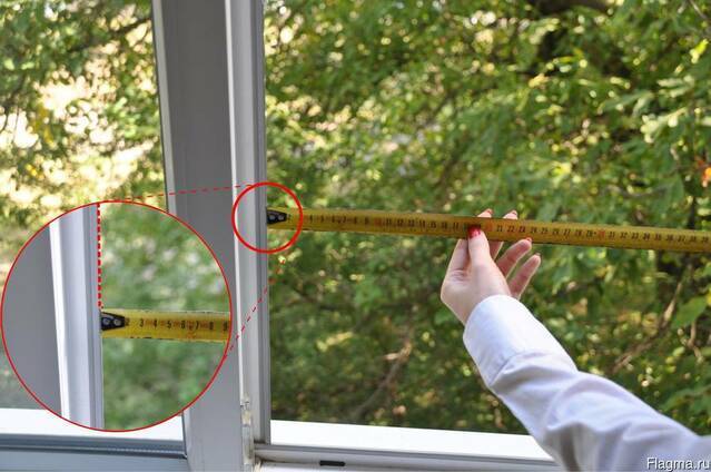 Как правильно мерить окно для москитной сетки