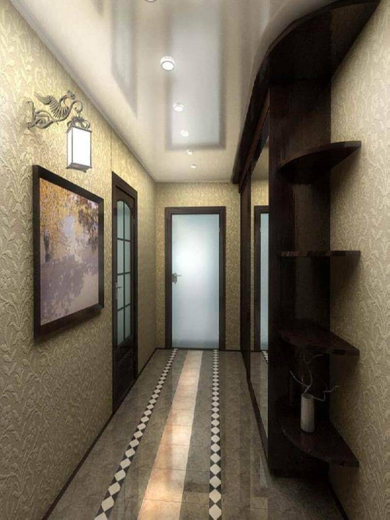 Дизайн коридора в панельном доме: фото - ремонт квартир фото