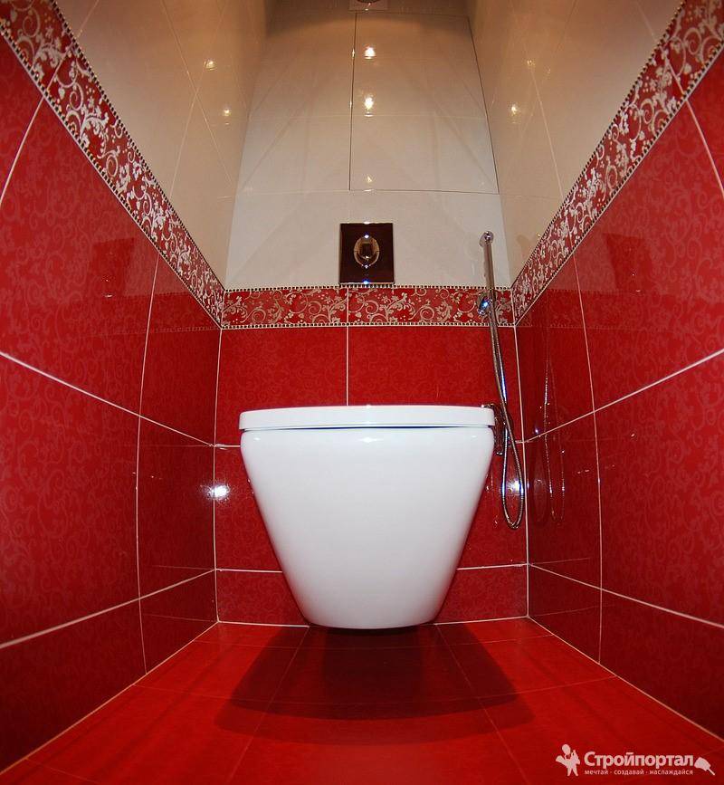 Плитка в туалете: современные идеи дизайна