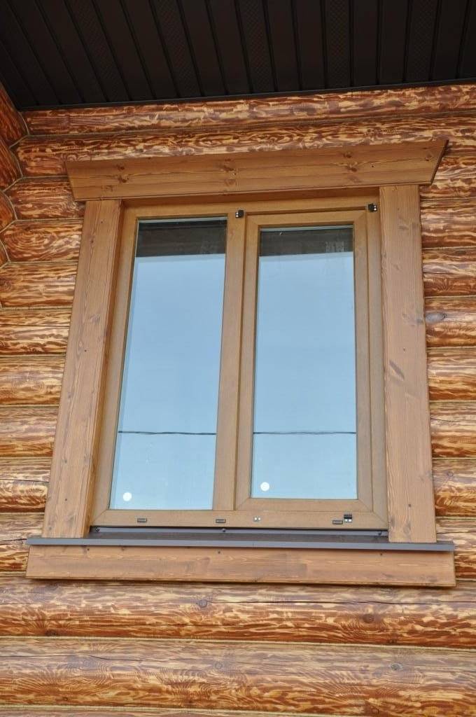 Оформление пластиковых окон внутри деревянного дома. отделка пластиковых окон снаружи в деревянном доме