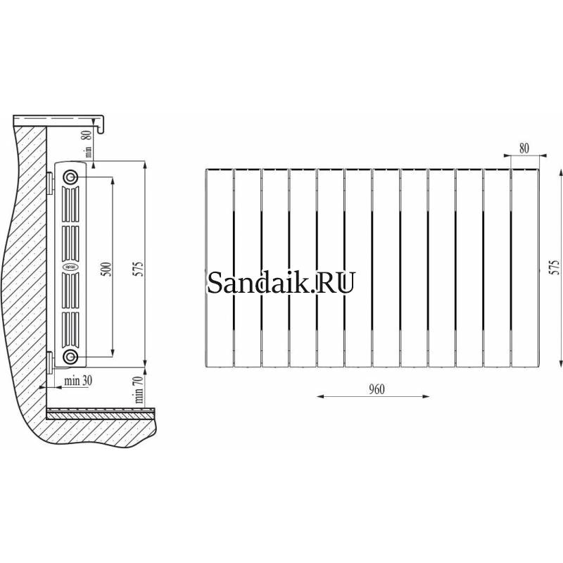 Установка биметаллических радиаторов отопления: монтаж, подключение и стоимость батарей