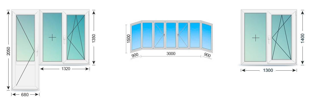 Стандартные размеры окон в панельных домах