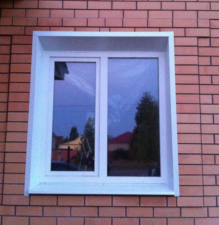 Установка металлических откосов на окна
