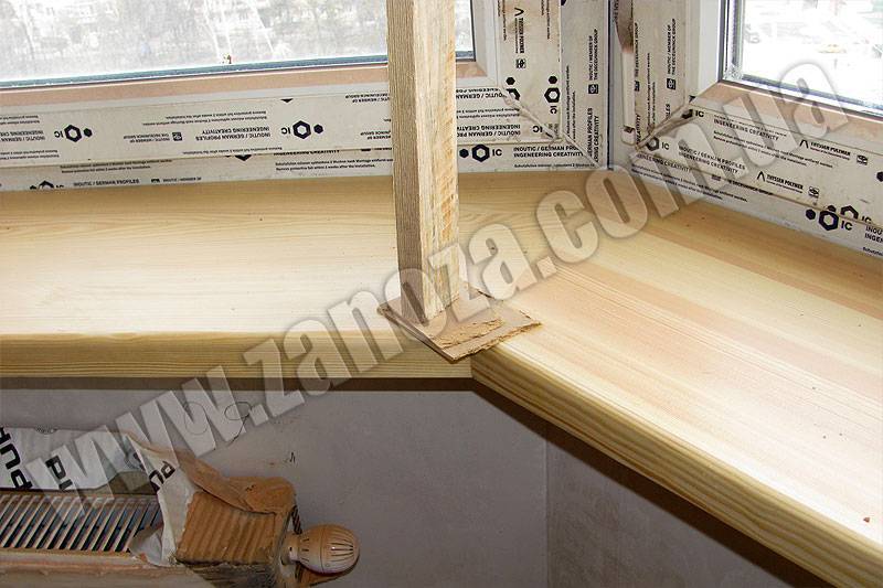 Монтаж деревянного подоконника своими руками — пошаговая инструкция