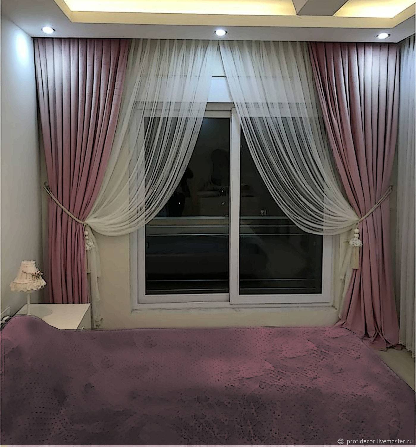Короткие шторы в спальню до подоконника: варианты дизайна c фото