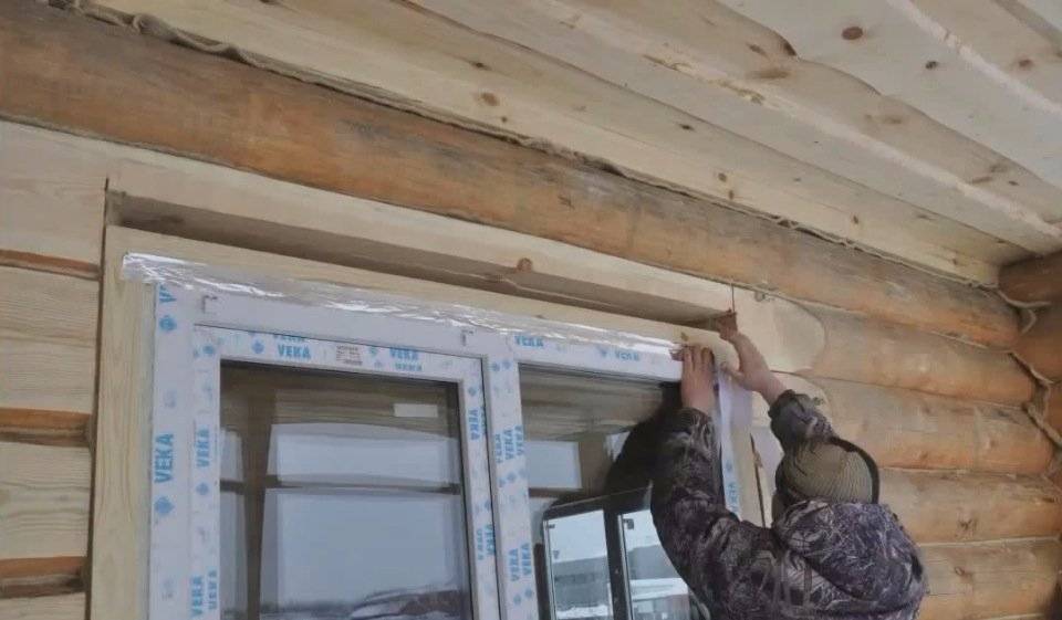 Как установить пластиковые окна в деревянный дом