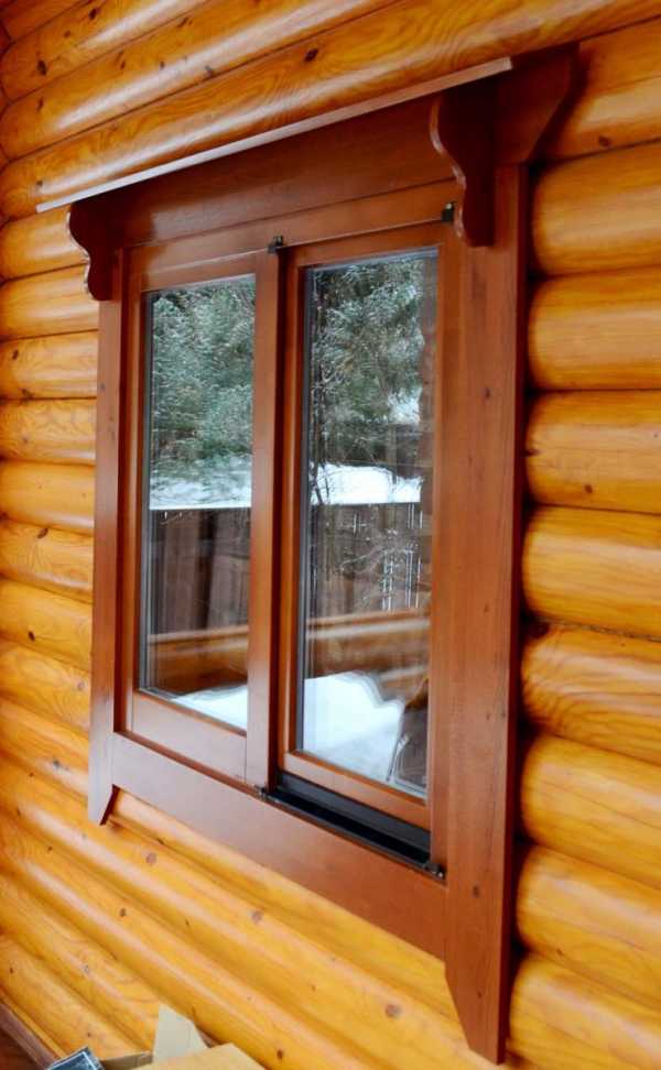 Как отделать окна снаружи в деревянном доме?