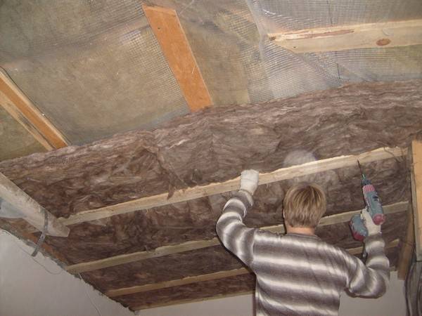 Утепление бетонного потолка своими руками (26 фото)