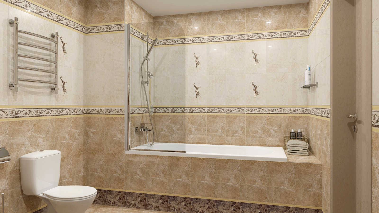 Панно из плитки в ванную комнату: 100 фото-идей дизайна керамической и стеклянной плитки