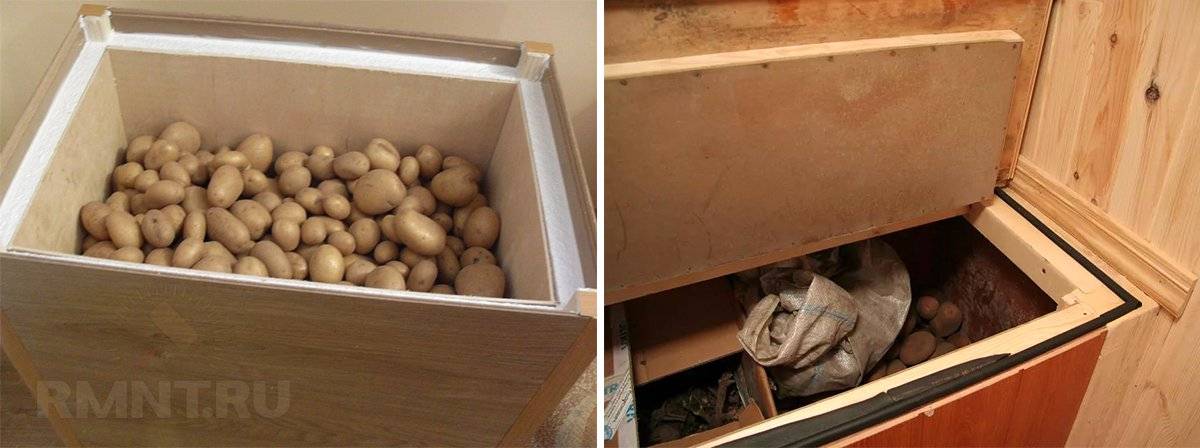 Как хранить картошку на балконе: хитрости создания домашнего погреба