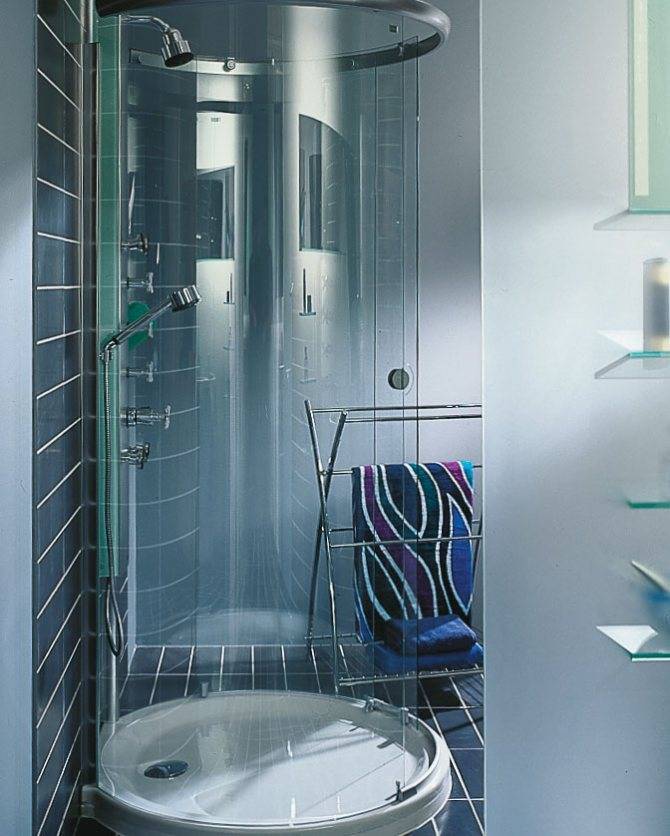 Дизайн ванных комнат с душевыми кабинами: виды, преимущества, фото