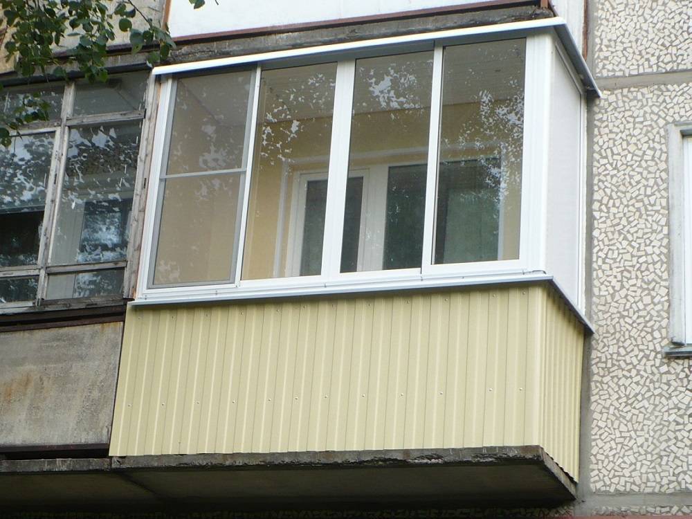 Обшивка балкона профнастилом снаружи за 3 шага | дневники ремонта obustroeno.club