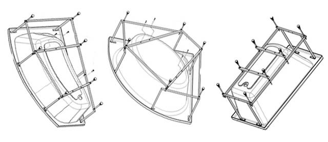 Сборка углового ванной. Сборка угловой ванны Мирсант. Схема сборки каркаса для акриловой ванны. Сборка каркаса для ванны Корнер 120. Сборка каркаса акриловой ванны Lavinia Boho.