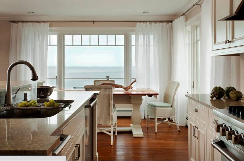 Кухня с двумя окнами: советы по оформлению и готовые идеи дизайна (50 фото)