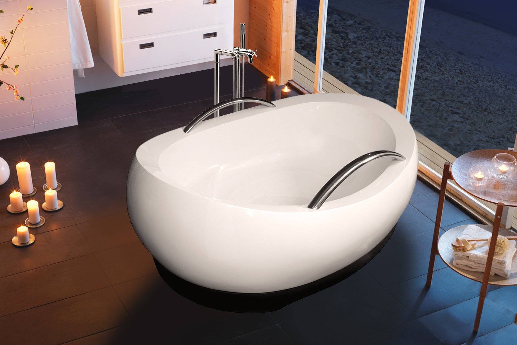 Угловые ванные: выбор ванны и дизайн комнаты