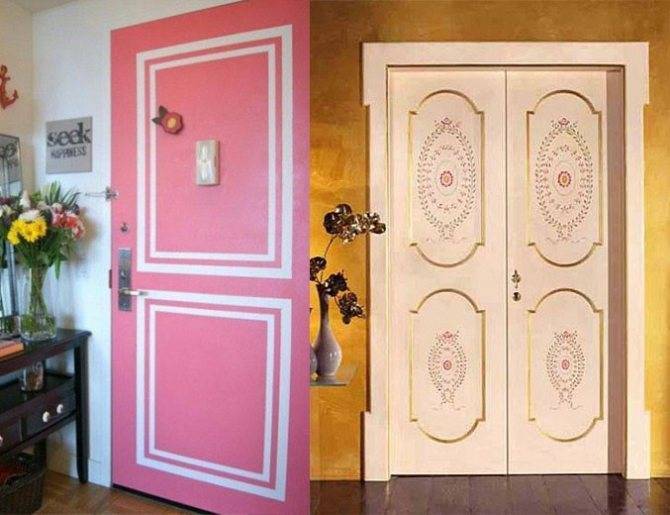 Материалы для покраски межкомнатных дверей из двп