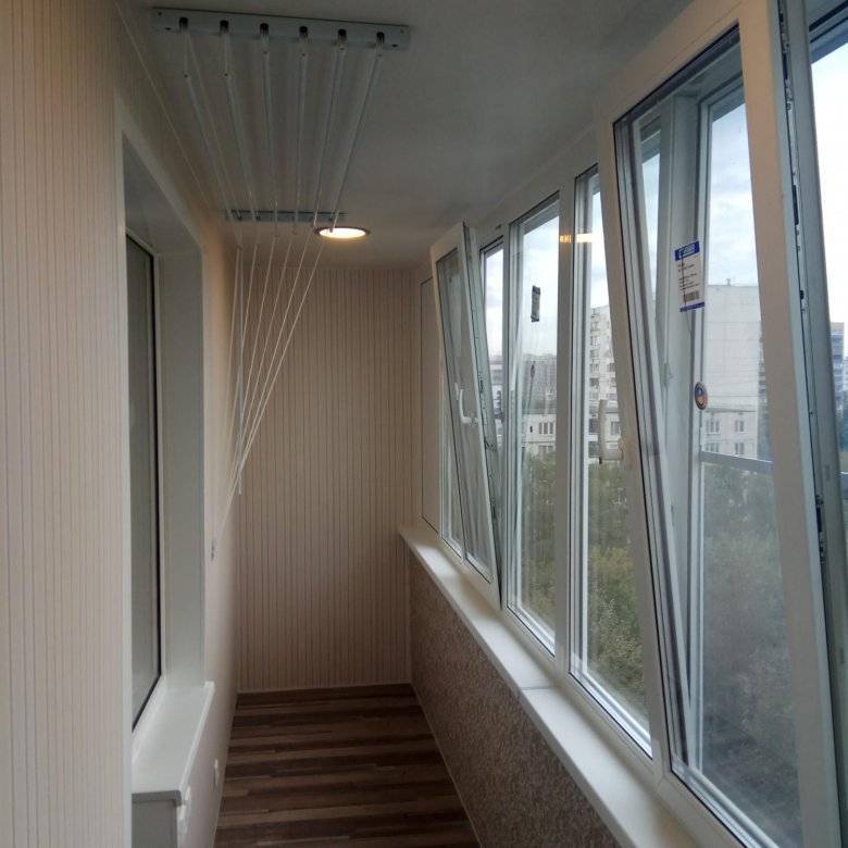 Варианты отделки холодного балкона