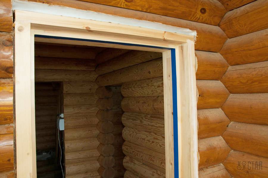 Выбор и установка межкомнатных дверей в деревянном доме