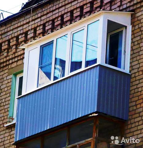 Внешняя отделка выносного балкона – основные материалы и технология монтажа