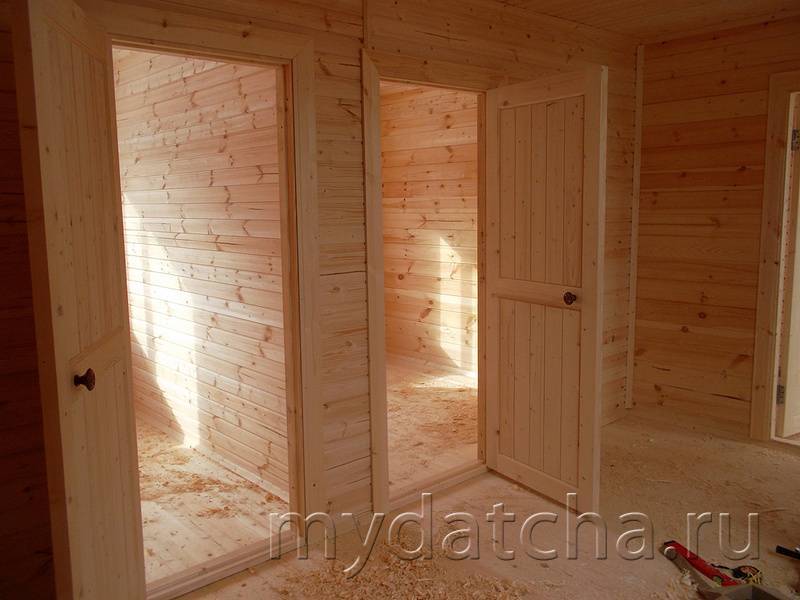 Установка межкомнатных дверей в деревянном доме, тонкости процесса