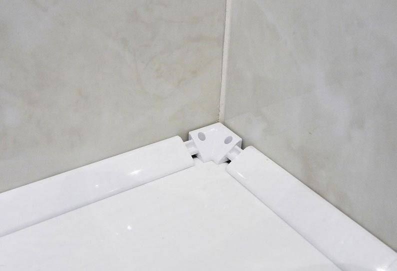 Какие керамические бордюры следует использовать для ванны: виды бордюр, особенности монтажа, фото