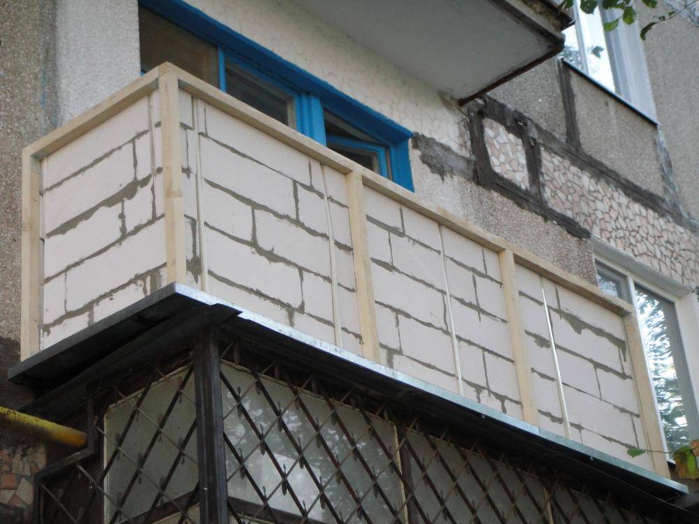 Утепление балкона пеноблоками — как выполнить монтаж своими руками? пошаговая инструкция по утеплению балкона пеноблоками