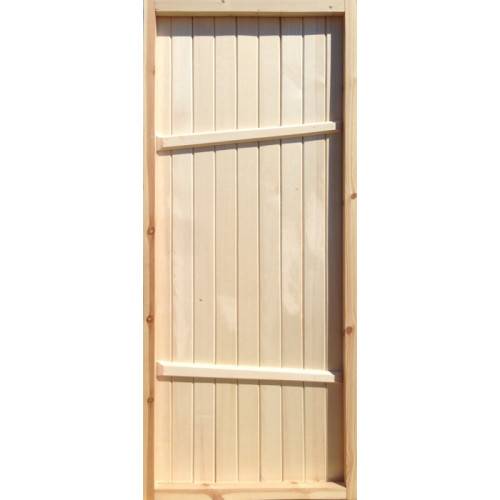 Деревянные двери для бани