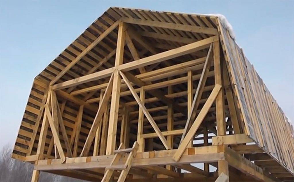 Как построить мансардную крышу своими руками: ломаная крыша и ее чертежи, техника выполнения крыши