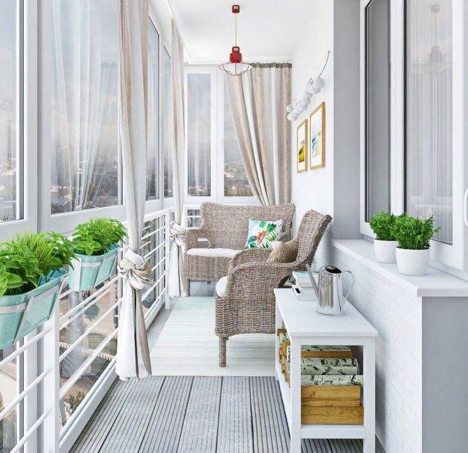 4 идеи обустройства узкого балкона - дизайн для дома
